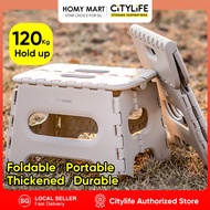Citylife PP Fold Stool Portable Stool Home Use Stool Sturdy Stool Lightweight Folding Stool