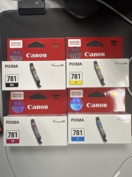 Canon PIXMA 781 原裝墨水匣 (黑色, 黃色, 洋紅, 青色)