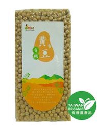 【田野仕】有機黃豆 1000公克大包裝 台灣在地種植 非基因改造 有機穀物