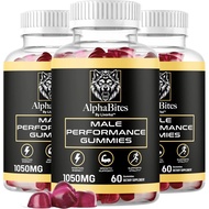 (3 Pack) Alpha Bites - Original Formula 7 in 1 Alpha Bites Gummies, AlphaBites for Men, Official Alp