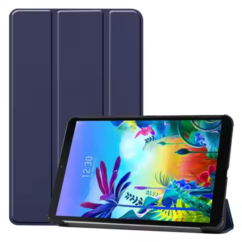 For LG GPad 5 Case 10.1 inch LM-T600L Slim Trifold Magnetic Cover Funda For LG G Pad GPad 5 10 1 inc
