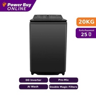 เครื่องซักผ้า Hisense เครื่องซักผ้าฝาบน Inverter 20 kg รุ่น WT200Q50 As the Picture One