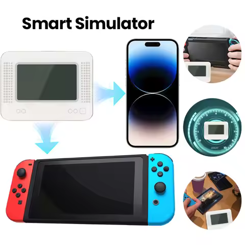 Rechargeable Universal Smart Game Simulator LCD Screen Allmiibo Swipe Induction Burner Multifunction
