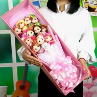 11pcs baby girl bouquet with Gift box Love Bouquet flower