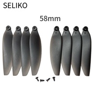 SELIKO Folding Propeller Blades, Plastic Black Remote Control Drone Parts, 58mm/66mm Universal Quadc