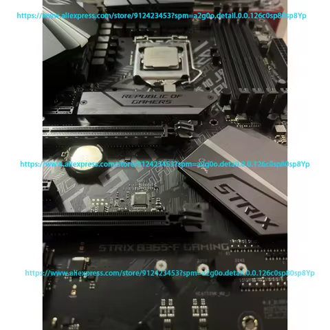 For ASUS ROG STRIX B365‑F GAMING Motherboard 64GB M.2 HDMI DP LGA1151 DDR4 ATX B365 Mainboard 100% T