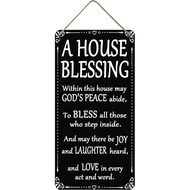 Wood/Acrylic Hanging Signs - "Housewarming Gift New Home Wall Hanging Decoration" - Rustic Style Woo