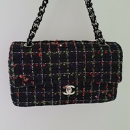 ❤chanel cf25 限量花園瓢蟲粗花呢翻蓋包