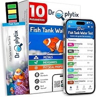 Digital Aquarium Water Test Kit, App-Enabled 10-in-1 Freshwater & Saltwater Aquarium Test Strips for