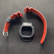 G-SHOCK DW5600HR1 tali jam BAND AND BAZEL complete with buckle keeper original 100% authentic