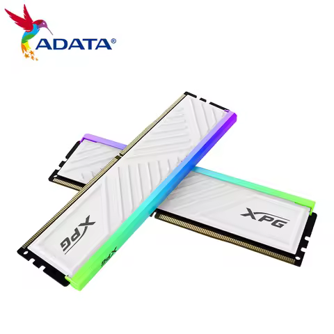 ADATA XPG SPECTRIX D35G DDR4 RGB WHITE Memory Ram 3200MHz 3600MHz 8GB 16GB Black U-DIMM Heatsink Gam