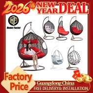 HF Swing Chair(Free Delivery&Install) with cushion Outdoor Seating / Swing Chair Balcony Chair Floor