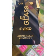 Tempered Glass Full curved high Aluminum Glass Samsung A56 Full Tempered Glass/
