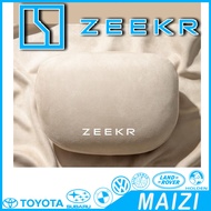 【ready】ZEEKR 009 Automotive Suede Headrest Seat Neck Pillow ZEEKR X Interior Waist Pillow V9CD