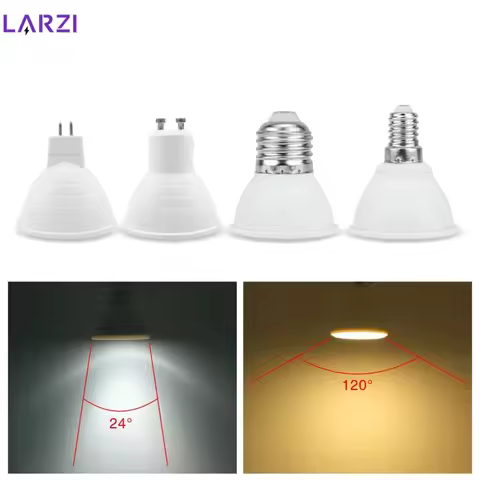 LED Bulb E27 E14 MR16 GU10 GU5.3 Lampada Led 6W 220V 230V 240V 24/120 degree Bombillas Led Lamp Spot