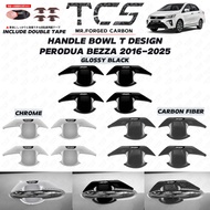 TCS PERODUA BEZZA 2016-2025 DOOR HANDLE BOWL SPORTIVO GARNISH CAR ACCESSORIES