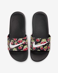 🍒  Nike Kawa SE Picnic Children's slippers 大童/小童 舒適懶人拖鞋 黑 CM17-CM25