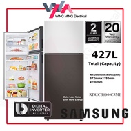 [ Save 4.0 ] Samsung 427L Bespoke Refrigerator Wifi Top Freezer 2 Door/Peti Ais 2 Pintu Inverter (RT