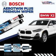 BMW X2 BOSCH Aerotwin Plus Car Front Wiper Set | Premium Windshield Wiper Blades