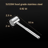 Meat Hammer Meat Tenderizer SUS304 Food Grade Stainless Steel Kitchen Meat Mallet Steak Meat Pounder