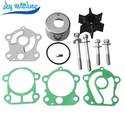 Water Pump Impeller Kit with Housing 67F-W0078 for Yamaha Outboard Motor 4 Stroke 75 80 90 100 HP Co