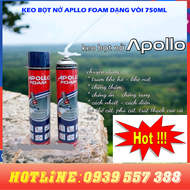 KEO BỌT NỞ CHỐNG THẤM APOLLO FOAM 750ml DẠNG VÒI