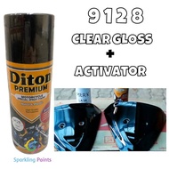 Pilox Diton Premium Clear Activator 9128 Glossy Gloss Gloss Varnish Clear Varnish Anti-Scratch