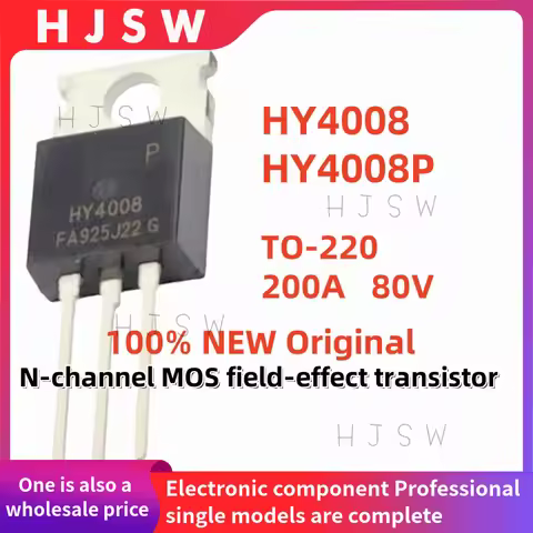 10/20/30/50PCS 100% Brand New Original and Quality HY4008 4008 HY4008P TO-220 200A 80V N-channel MOS