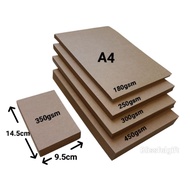 50Pcs Thick Paper Blank Card Kraft Cardstock 180gsm|250gsm|300gsm|450gsm Postcard 350gsm