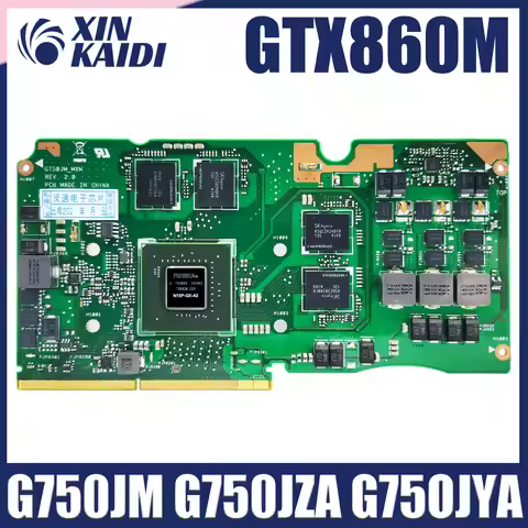 G750JM_MXM VGA Graphic Card GTX860M 2GB N15P-GX-A2 For ASUS ROG G750J G750JM Laptop Video Card