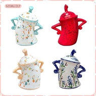 [szxmkj2lp] Attitude Canister Hands on Hips Tea Pot for Living Room Kitchen Countertop