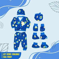 Vinata Yobel Long Printing Random Motif - 7in1 Baby Clothes Set - Baby Clothes 0-3 months Full Motif