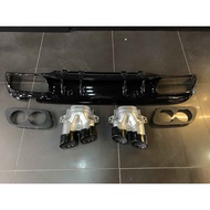 Mercedes Benz W205 C43 AMG diffuser with tail pipe