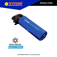 TORA 9-Piece Short Torx Key Set - Torx Key Short Tamper - TAIWAN