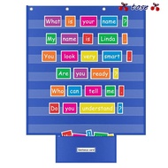 TOSE Standards Pocket Chart, Educational Durable Classroom Pocket Chart, Large Class Schedule Chart