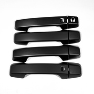 Xuming สำหรับ Mitsubishi TRITON 2024เคลือบสีดำที่จับประตูรถฝาครอบตัด L200มือจับประตูด้านนอกตกแต่ง