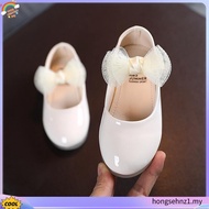 [READY STOCK] 1-7y Princess Sweet Black White Glossy Soft Comfortable Dinner Outing Cover Shoe (size