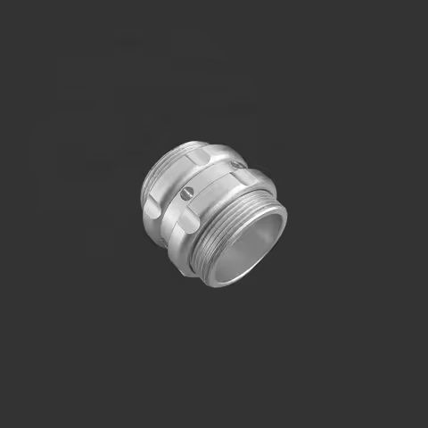 lightsaber Darth Maul Lightsaber kit metal Connector Aluminium Alloy 6061 Silver 3.7cm Lightsaber co