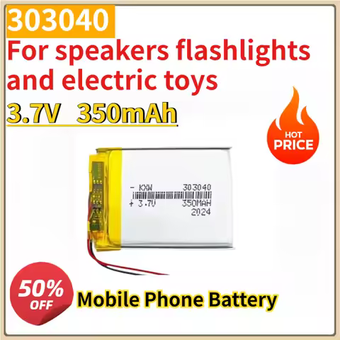 New 803040 Replacement Battery 3.7V 1000mAh for 303040 403040 503040 603040 703040 903040 103040 Lit