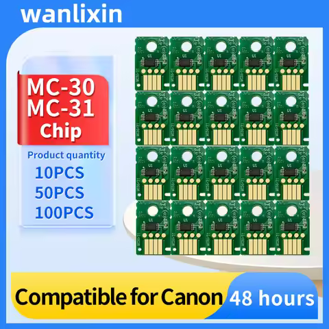 MC 30 MC-30 MC-31 Maintenance Tank Chip For Canon imagePROGRAF TM-200 TM-205 TM-300 TM-305 GP-5200 G