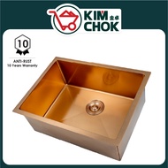 Mocha Kitchen Sink Single Bowl MKS6045A-RG