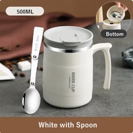 Mug Kopi Tahan Panas Office Cup Tumbler Mug Coffee MUG STENLIST 304 ANTI KARAT+ SENDOK