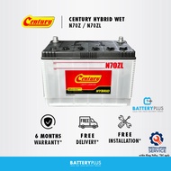 [ Installation Provided ] N70Z | N70ZL Century Hybrid (Wet) Car Battery Bateri Kereta For Triton | P