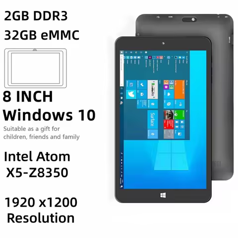 TC1 64bit New 2GB RAM 32GB ROM 8.0 INCH Windows 10 X5-Z8350 CPU Tablets 1920 x1200 IPS Quad Core WIF