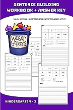 Sentence Building Workbook | Build A Sentence | Sentence Practice | Sentence Builders Activity