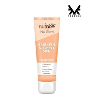 Nuface Nu Glow Brighten And Supple Skin Facial Wash Cream 80ml