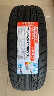 215/55R17 98W MAXXIS I-PRO ยางใหม่ปี25🇹🇭ราคาโปร1เส้น✅ แถมจุ๊บลมยางแท้👍มีรับประกันนาน5ปี✅❤️