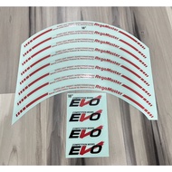 Sw388 EVO Regamaster Wheel Rim Sticker