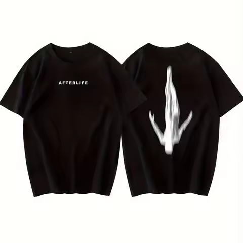 Men's AFTERLIFE & DJ Anyma Top 100 Music Producer T-Shirt Soundwave Logo Track #100 Graphic DJ Appar