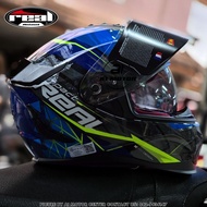 หมวกกันน็อค Real รุ่น Hurricane แว่น2ชั้น รองรับการติดตั้งบลูทูธ หมวกกันน็อคเต็มใบ ไซส์ S - XXL